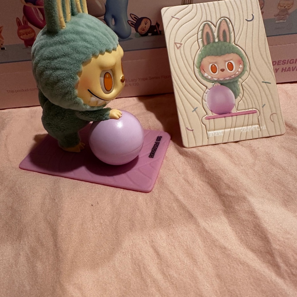 Zone Out from Labubu Lazy Yoga series NEW